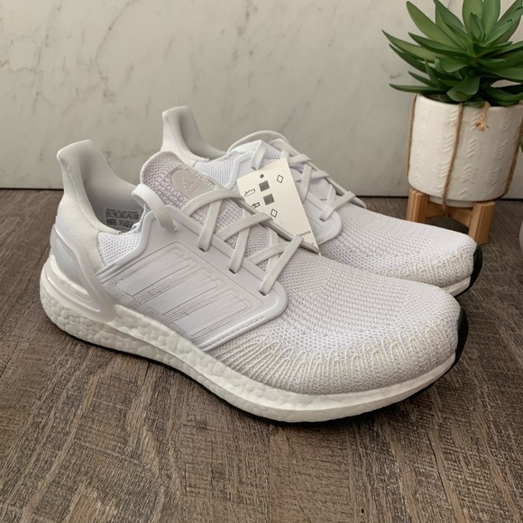 adidas UltraBOOST 20 Triple White - Picture 7 of 9
